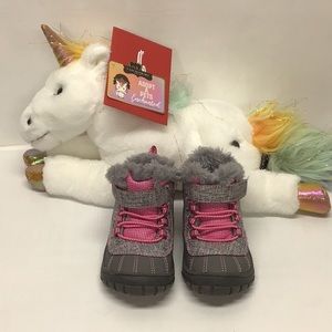 Garanimals gray boots AND FAO Schwarz NWT unicorn